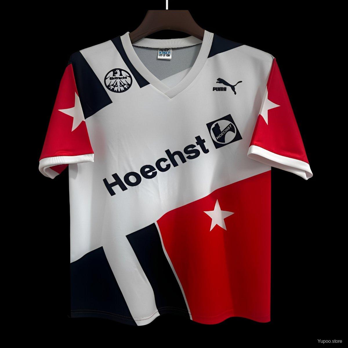 Camiseta de fútbol Eintracht Frankfurt 1990/91 LOCAL MANGA CORTA VERSION FAN
